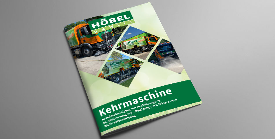 Broschüre der Kehrmaschine der Höbel Umwelt GmbH als Symbolbild für den Download